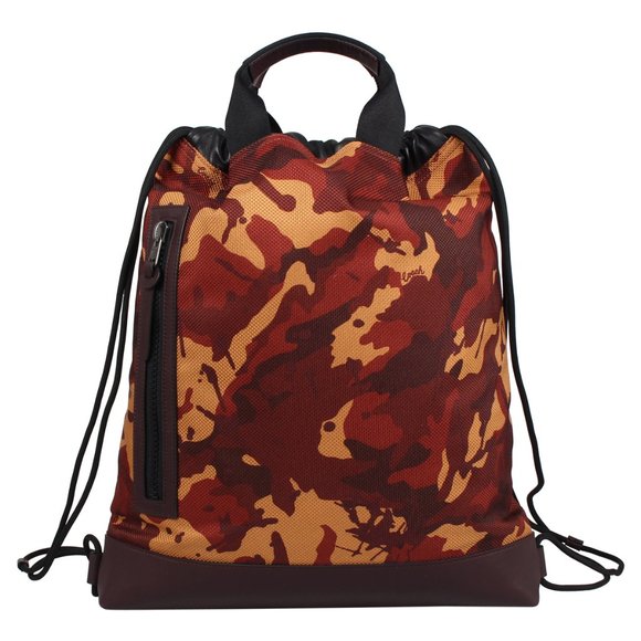 NWT Coach Terrain Drawstring Backpack W/Camo Print - Picture 3 of 10